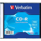 Диск CD-R Verbatim 700Mb 52x 1шт Slim Case (43347-1disk) B0007578